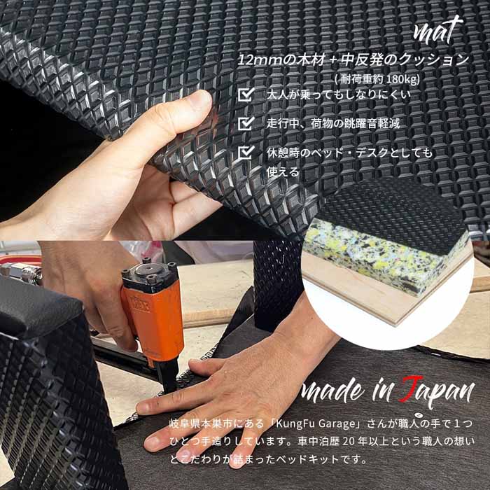 ヴェルファイア40系専用 Amorph ラゲッジボードセット 簡易ベッドキット