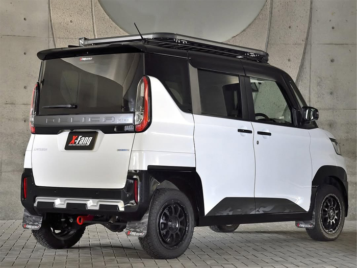 デリカミニ B3系専用 X-FANG マッドフラップ カモフラージュブラック