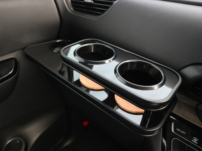 デリカミニ B3系専用 フロントテーブル オールブラックVer