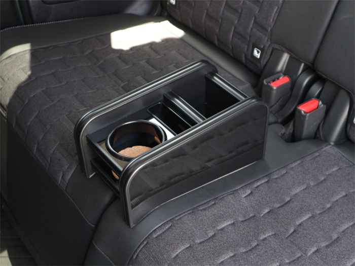 デリカミニ B3系専用 セカンドセンターカップホルダー オールブラックVer