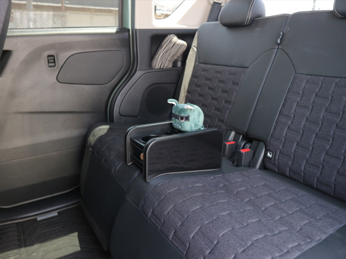 デリカミニ B3系専用 セカンドセンターカップホルダー オールブラックVer