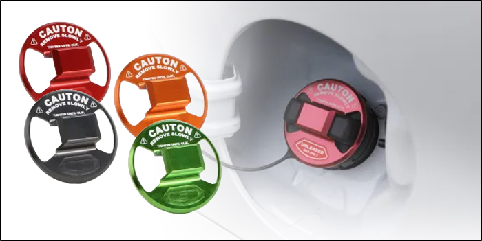 デリカミニ B3系専用 X-FANG ビレットフューエルキャップカバー