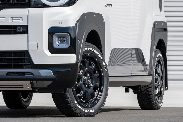 デリカミニ BA系専用 JAOS フェンダーガーニッシュ type-X