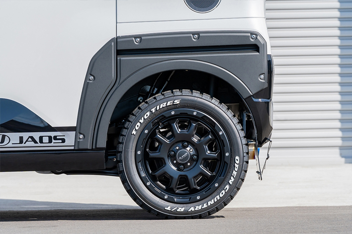 デリカミニ BA系専用 JAOS フェンダーガーニッシュ type-X