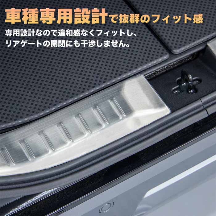 デリカミニ BA系専用 ラゲッジスカッププレート