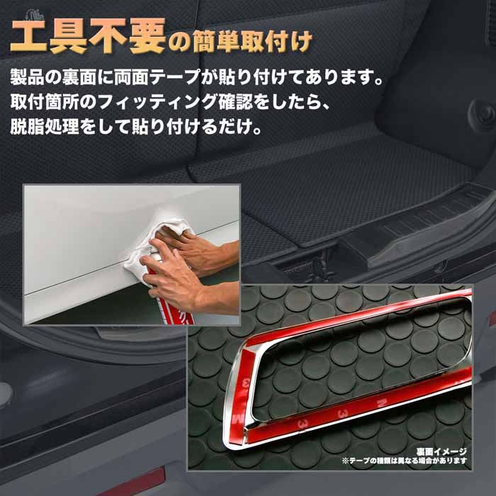 デリカミニ BA系専用 ラゲッジスカッププレート