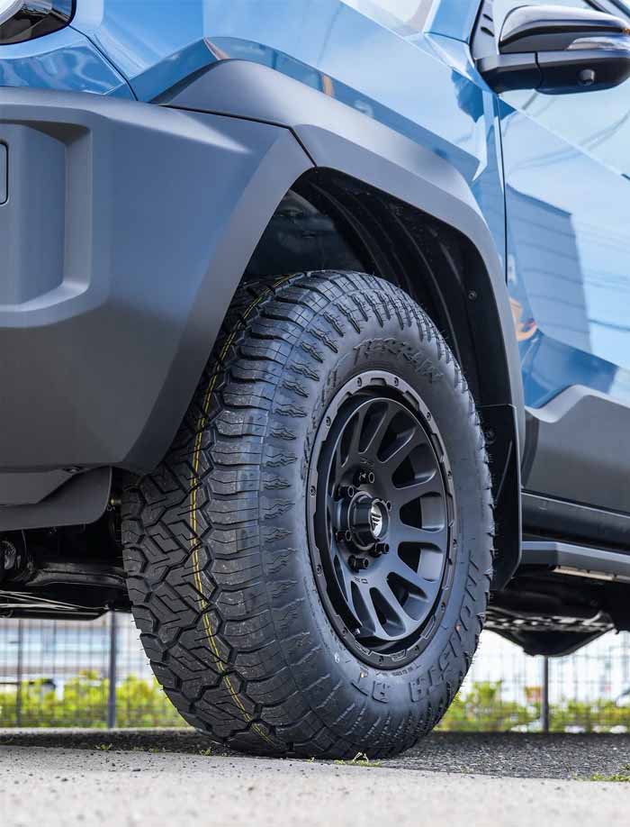 ランドクルーザーFJ専用 デルタフォース オーバル マットブラック 17