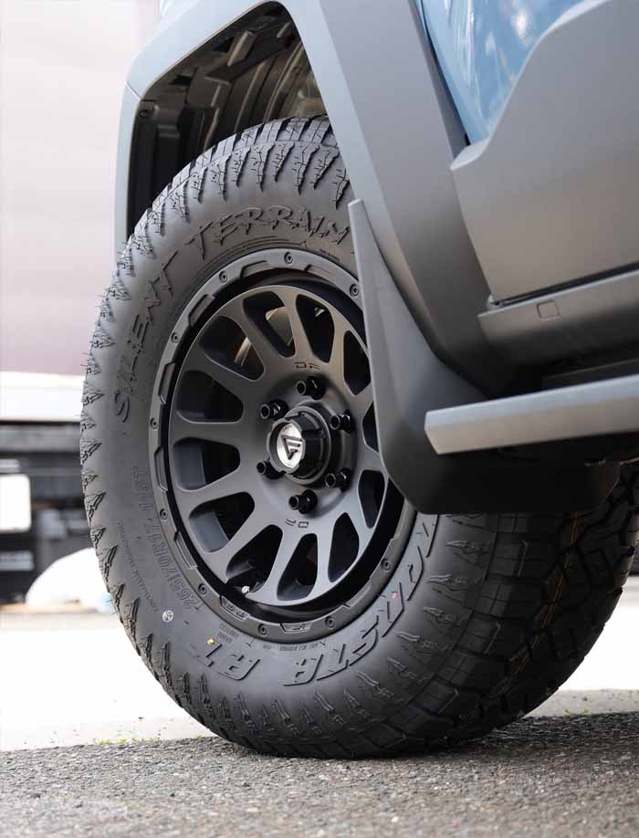 ランドクルーザーFJ専用 デルタフォース オーバル マットブラック 17