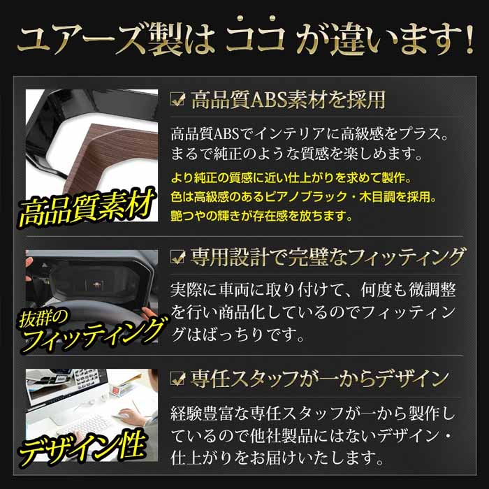 ランドクルーザーFJ専用 メーターパネルカバー