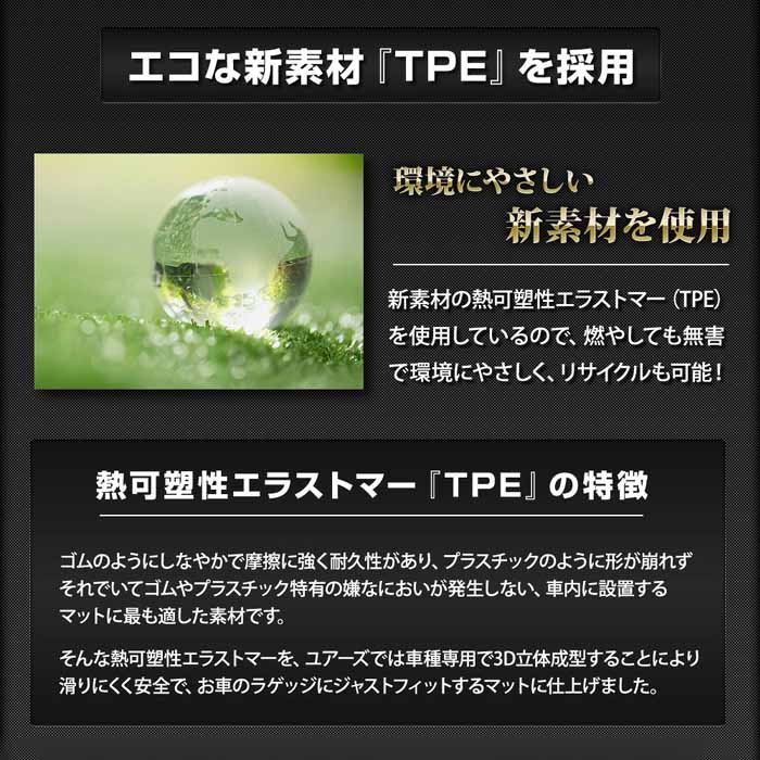ランドクルーザーFJ専用 3Dフロアマット 後席シート背面用