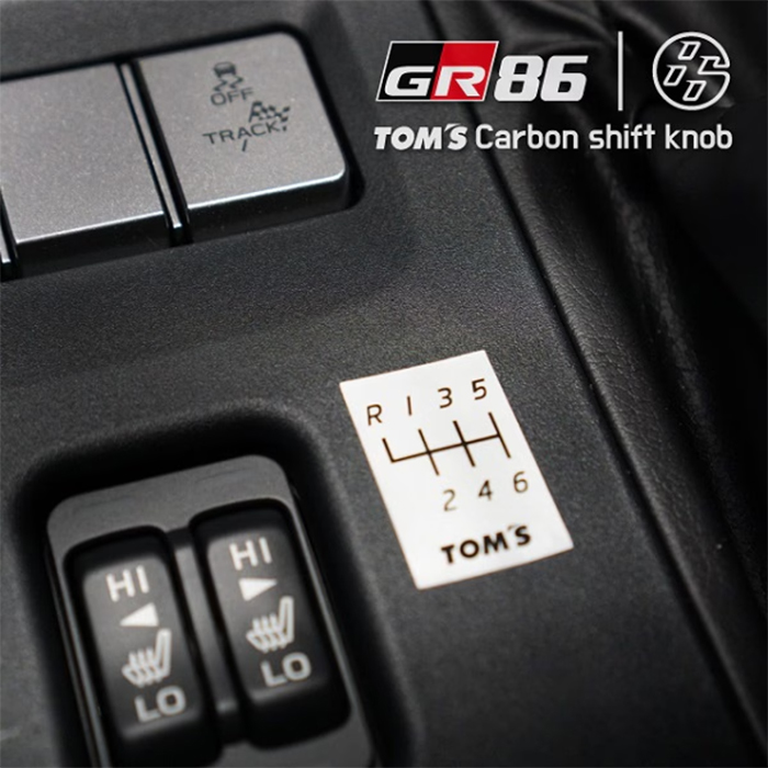 トムス シフトノブ カーボン GR86 ZN6 ZN8 MT車 GR86 ZN8系 MT車専用 TOM'S カーボンシフトノブ を販売中！カスタム