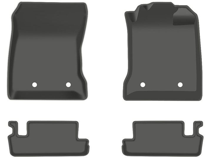GR86 ZN8系専用 Artina 3Dフロアマット セット内容