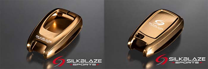 GR86 ZN8系専用 SilkBlaze アルミキーケース ゴールド 表面・裏面