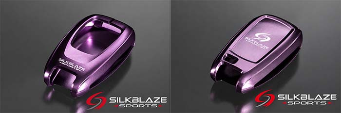 GR86 ZN8系専用 SilkBlaze アルミキーケース パープル 表面・裏面