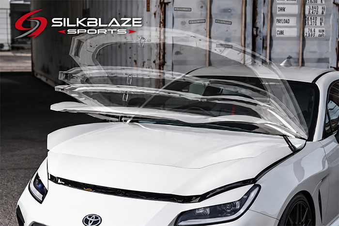 GR86 ZN8系専用 SilkBlaze ボンネットダンパー 開閉イメージ