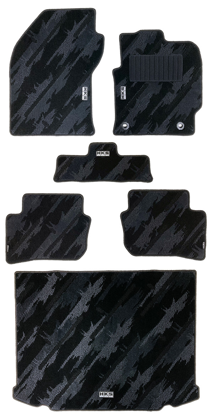 GRカローラ専用 HKS フロアマット&ラゲッジマット 6枚セット