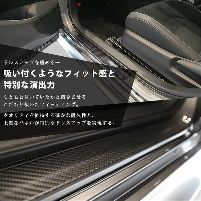 GRヤリス 後期型専用 スカッフプレートパネル