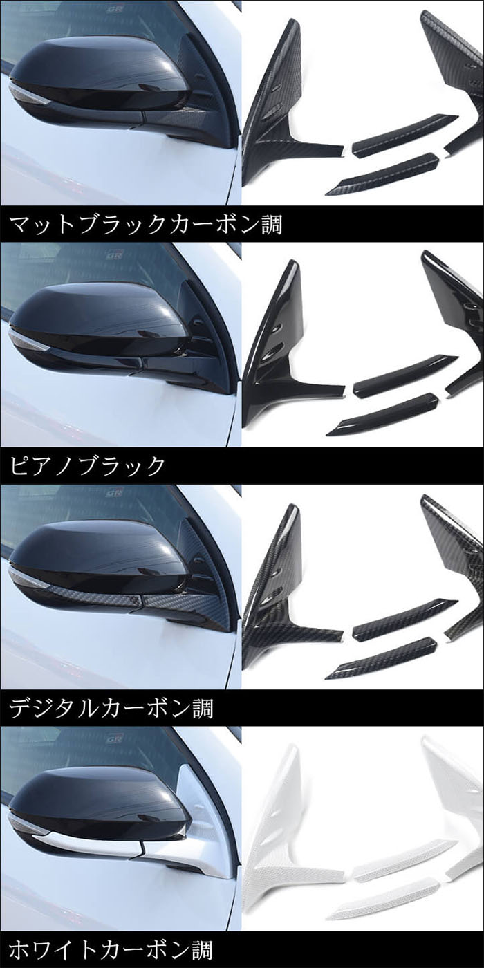 GRヤリス専用 ドアミラーベースパネル