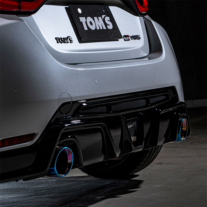 GRヤリス後期型専用 TOM'S エキゾーストシステム トムス・バレル 装着イメージ