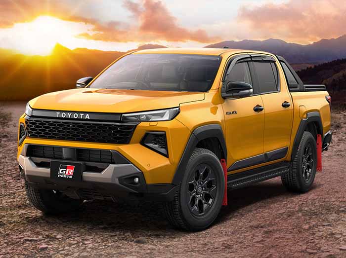 ハイラックス専用 TRD GRスポーツサイドバイザー