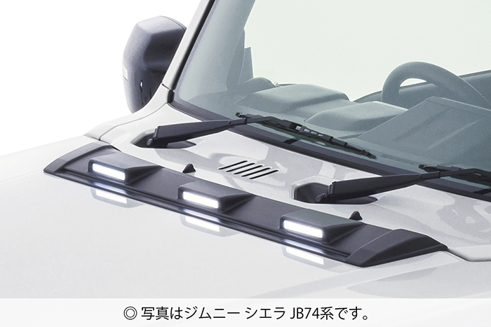 ジムニーノマド JC74専用 JAOS ボンネットディフレクター