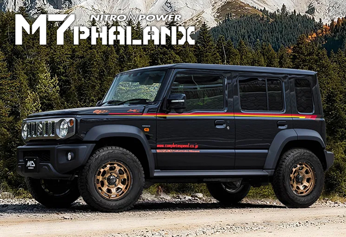 ジムニーシエラ JB74専用 ナイトロパワー M7 ファランクス 16インチホイール＆タイヤセット