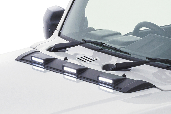 ジムニーシエラ JB74専用 JAOS ボンネットディフレクター