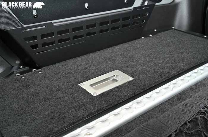 ジムニーシエラ JB74専用 BLACK BEAR ドロワーキット ラゲッジ収納