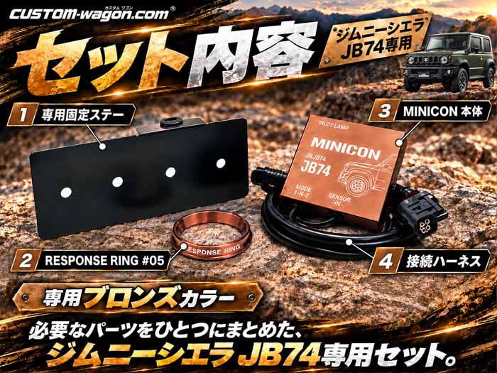 siecle MINICON RESPONSE RING 専用キット構成