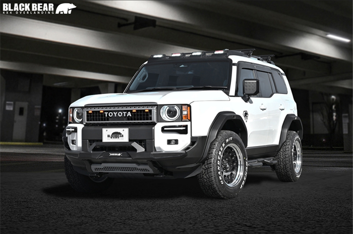 ランドクルーザー250系専用 BLACK BEAR フロントバンパーガード