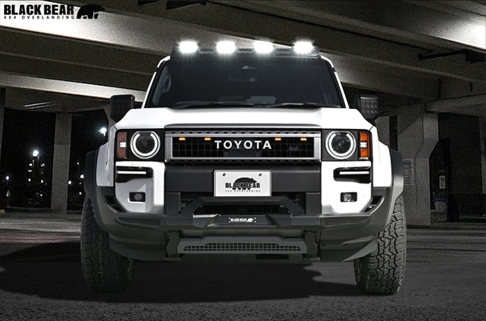 ランドクルーザー250系専用 BLACK BEAR フロントバンパーガード