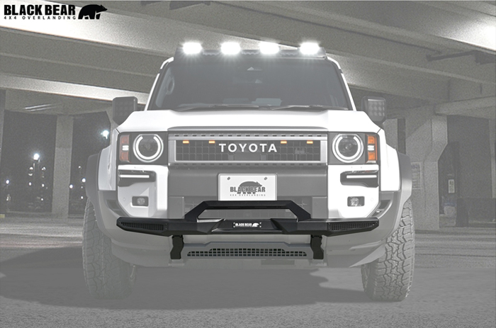 ランドクルーザー250系専用 BLACK BEAR フロントバンパーガード