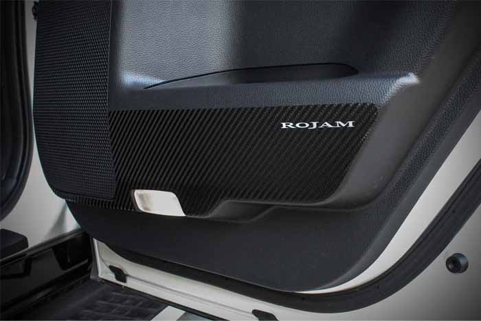 ランドクルーザー250系専用 ROJAM カーボンデカール ドアパネルプロテクター 4点セット