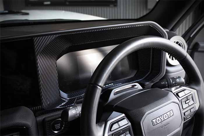ランドクルーザー250系専用 ROJAM カーボンデカール メーターパネル