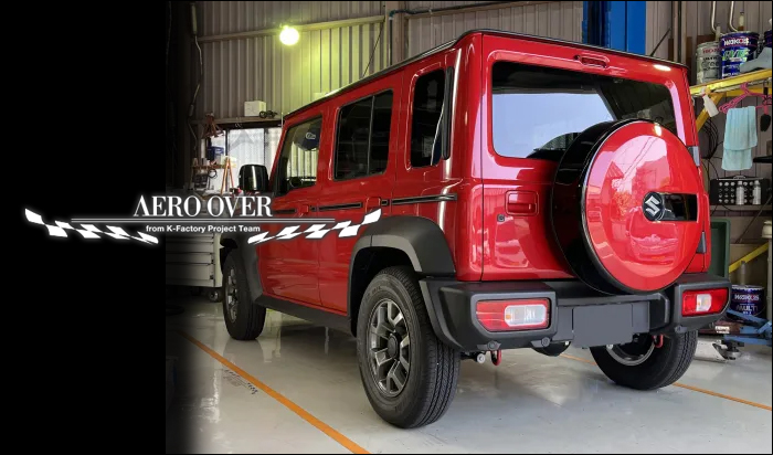 ジムニーノマド JC74専用 AERO OVER スペアタイヤカバー