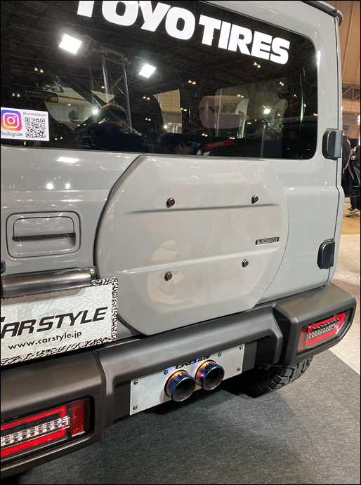 ジムニーノマド JC74専用 CARSTYLE リアゲートカバー(jimnyロゴあり)