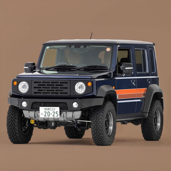 ジムニーノマド JC74専用 APIO サイドデカール LIFE IS JIMNY