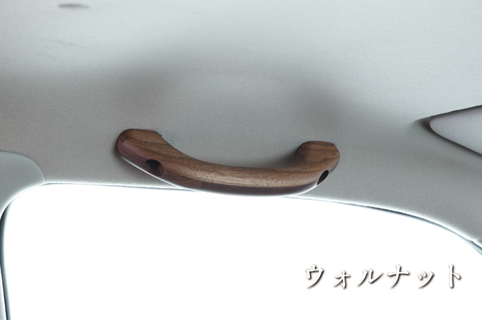 ジムニーシエラ JB74専用 CRAFTPLUS 木製アシストグリップ