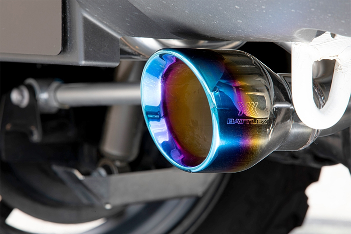 ジムニーノマド JC74専用 BATTLEZ マフラー ZS TC チタンカラーテール