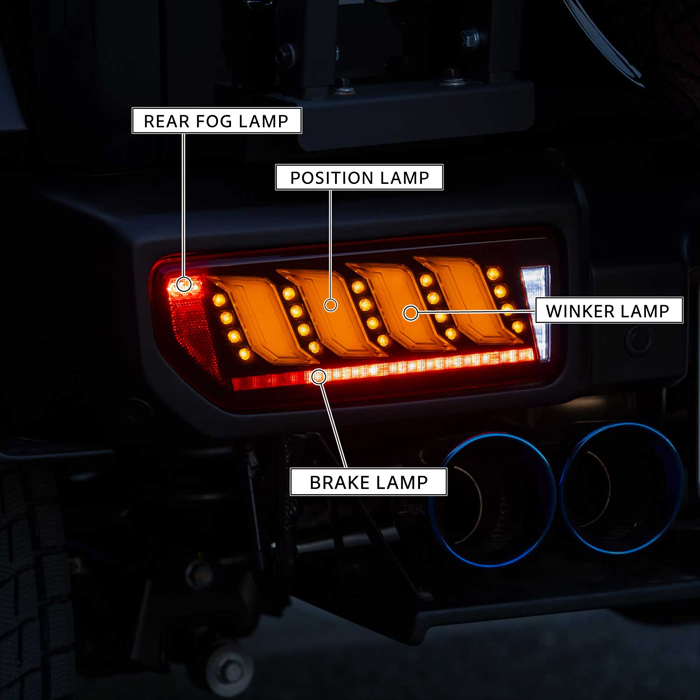 ジムニーノマド JC74専用 ヴァレンティ LEDテールランプ ULTRA タイプ2