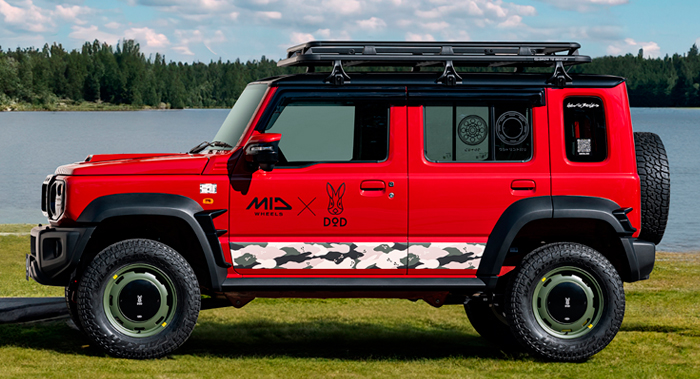 ジムニーノマド JC74専用 MID DOD ウシャリントバリ 16インチホイール＆タイヤセット