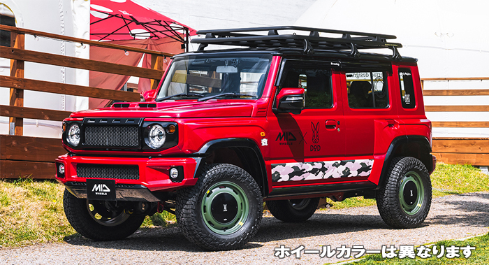 ジムニーノマド JC74専用 MID DOD ウシャリントバリ 16インチホイール＆タイヤセット