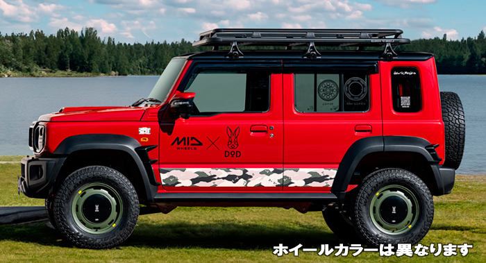 ジムニーノマド JC74専用 MID DOD ウシャリントバリ 16インチホイール＆タイヤセット