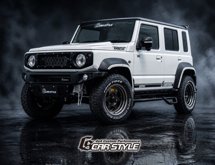 ジムニーノマド JC74専用 CARSTYLE フェンダーモール