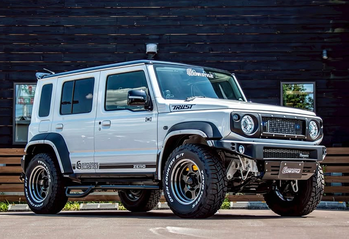ジムニーノマド JC74専用 CARSTYLE フェンダーモール