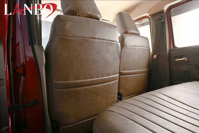 ジムニーノマド JC74専用 LANBO レザーシートカバー ダークブラウン