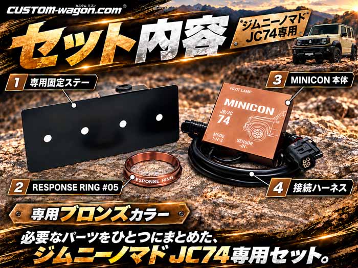 siecle MINICON RESPONSE RING 専用キット構成