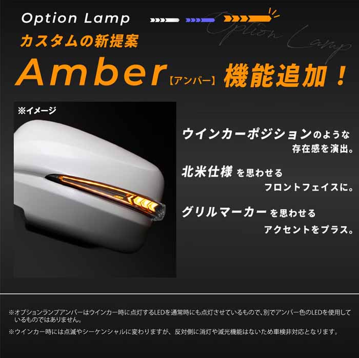 NV350 キャラバン 1型専用 “流れる”LEDドアミラーウィンカー Type α