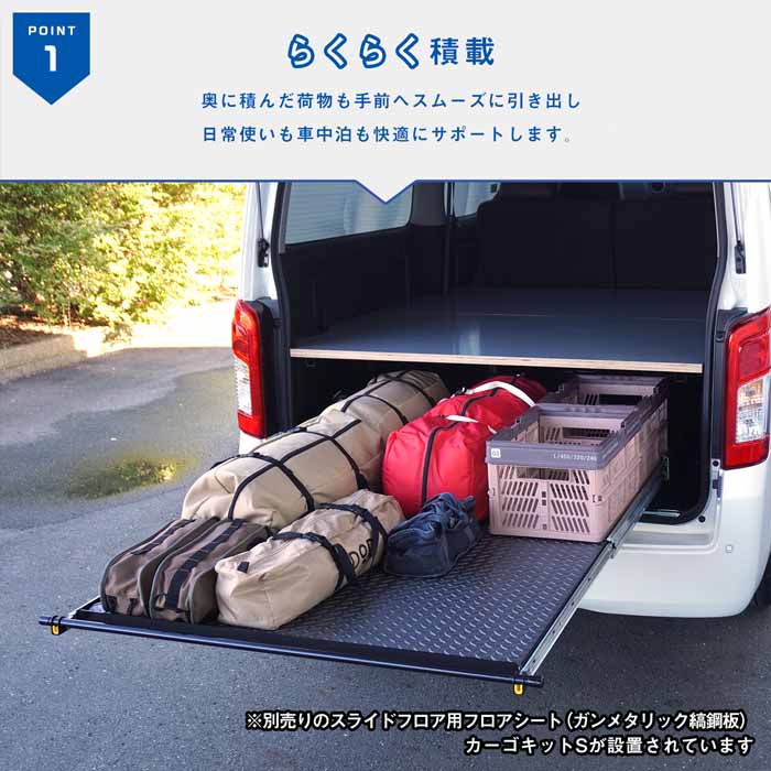 NV350 キャラバン GX専用 PRODUX スライドフロア