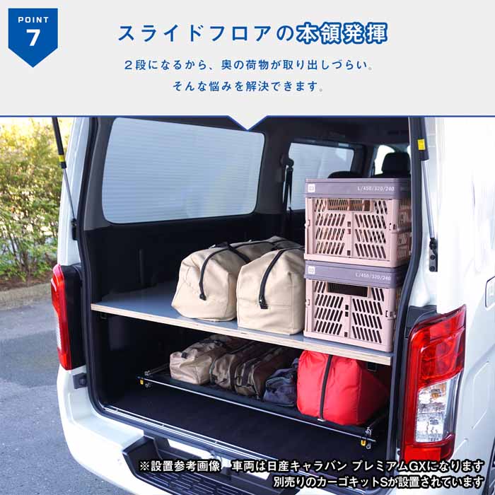 NV350 キャラバン DX/EX専用 PRODUX スライドフロア